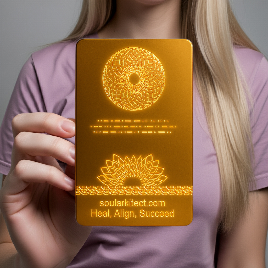 Quantum Frequency Healing Card for Wealth, Health & Success – Custom Designed for You