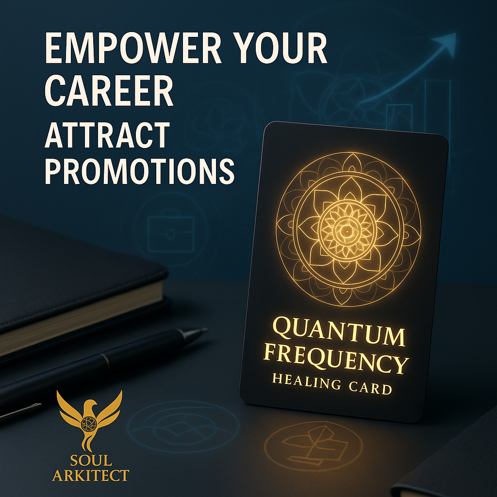 Quantum Frequency Healing Card for Jobs and Promotion – Custom Designed for You