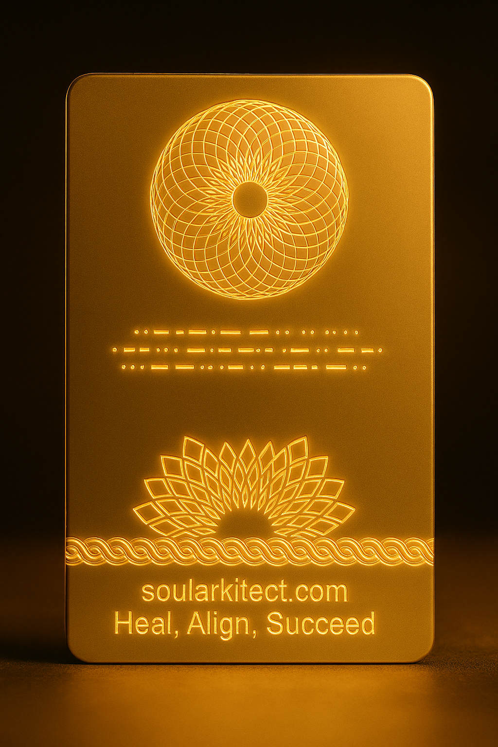 Quantum Frequency Healing Card for Wealth, Health & Success – Custom Designed for You