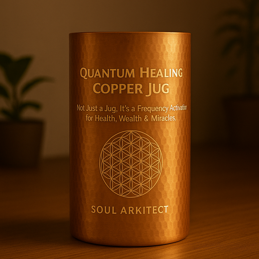 Quantum Frequency Healing Copper Jug for Wealth, Health and Success – Custom Designed for You