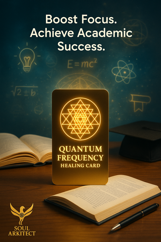 Quantum Frequency Healing Card for Student Success and Great Career