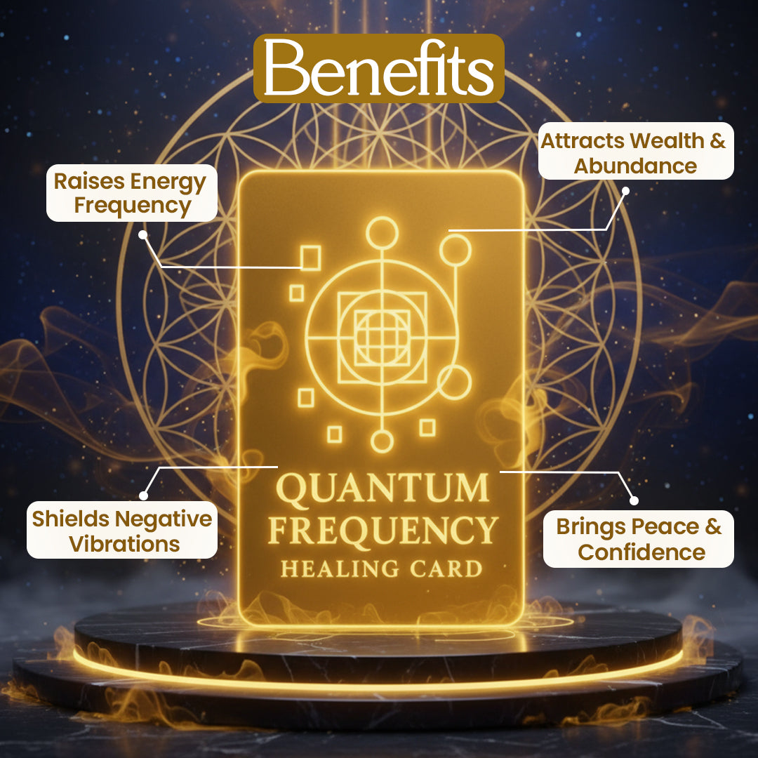 Quantum Frequency Healing Card for Wealth, Health & Success – Custom Designed for You