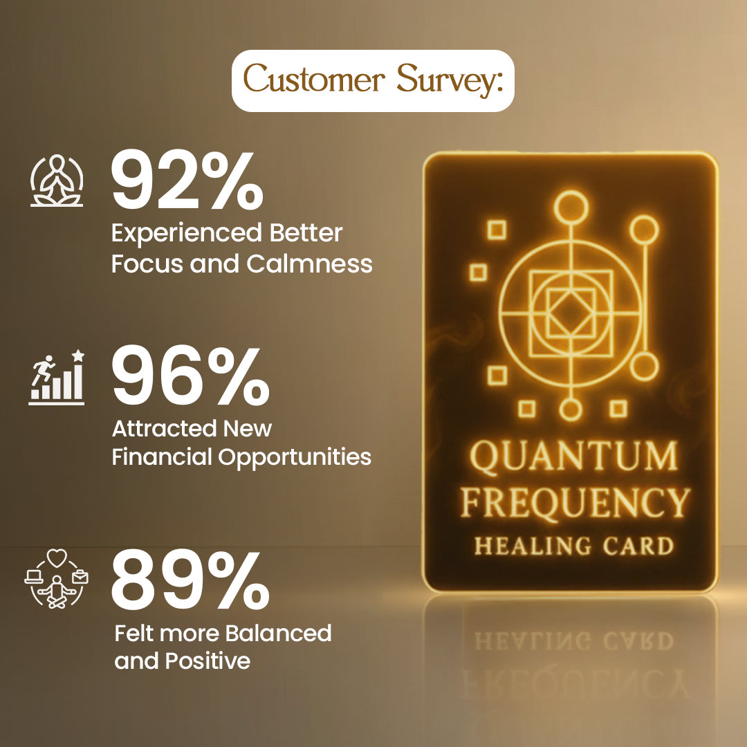 Quantum Frequency Healing Card for Wealth, Health & Success – Custom Designed for You