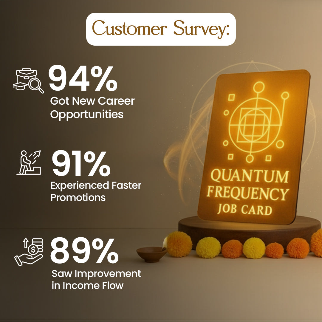 Quantum Frequency Healing Card for Jobs and Promotion – Custom Designed for You