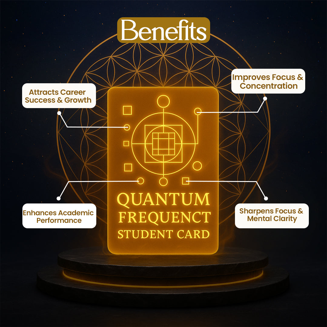 Quantum Frequency Healing Card for Student Success and Great Career