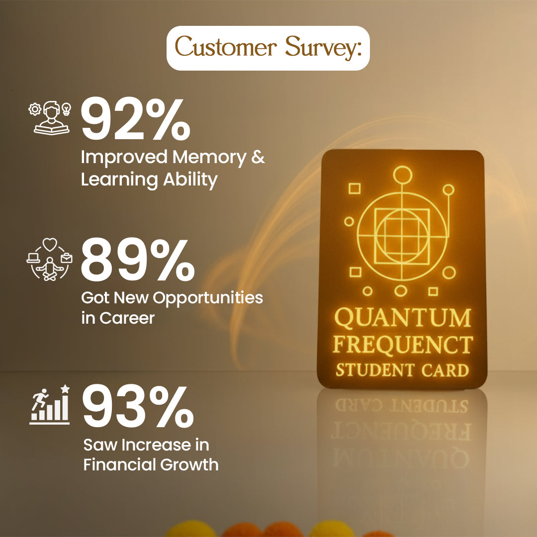 Quantum Frequency Healing Card for Student Success and Great Career