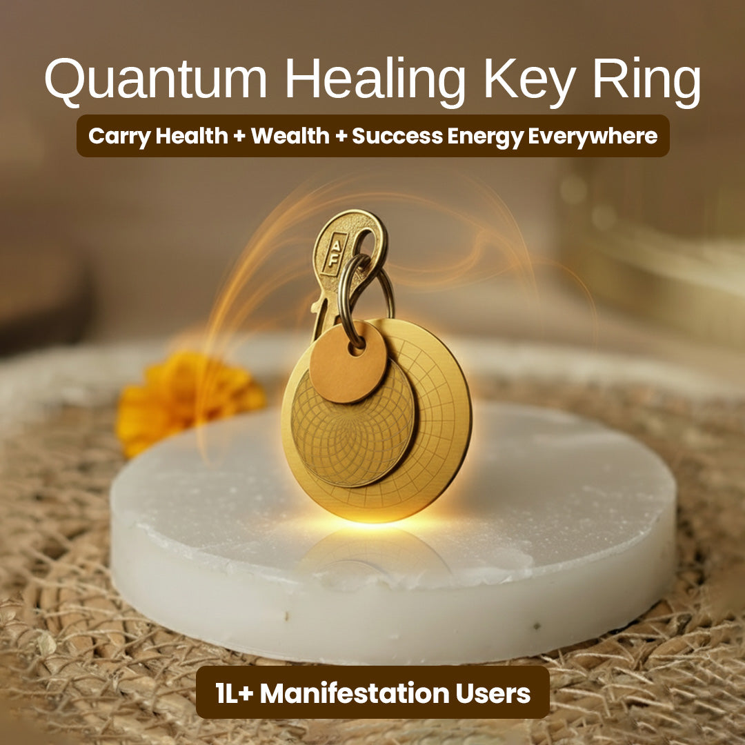 Quantum Frequency Healing Key Ring for Wealth, Health & Success – Custom Made for Your Success