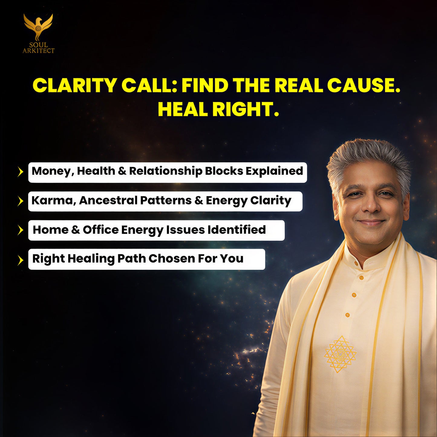 Book 30-Minute Clarity Call with Imthyass C K — Quantum Vastu Consultant, Clinical Mind Healer and Therapist for Paranormal Issues